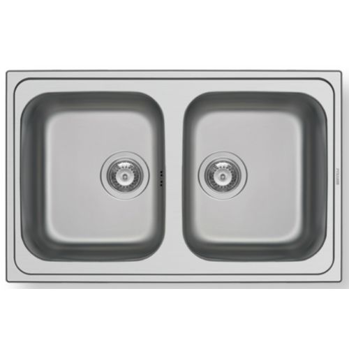 ΝΕΡΟΧΥΤΗΣ ΕΝΘΕΤΟΣ PYRAMIS Athena (79x50) 2B Inox Σαγρέ 79x50 cm